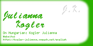 julianna kogler business card